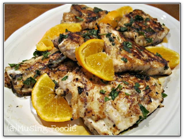 Pan Seared Striped Bass