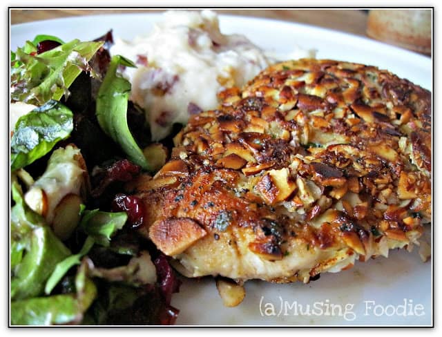 chicken recipes, easy dinner recipes, almond recipes