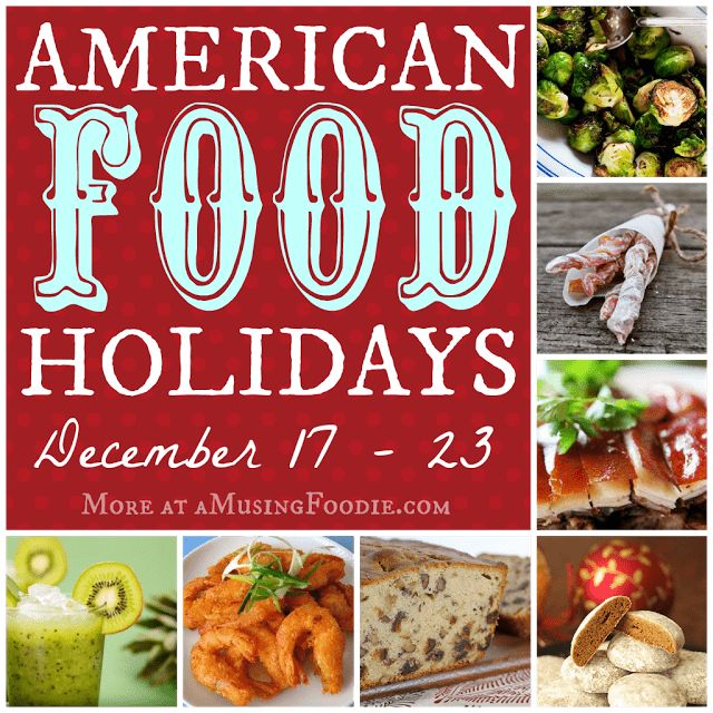 american food holidays, national food holidays, christmas, 