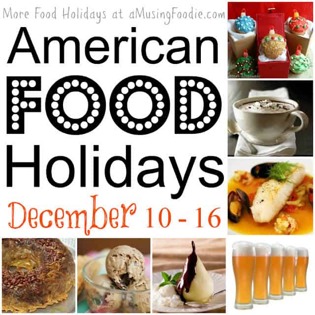 american food holidays, december food holidays