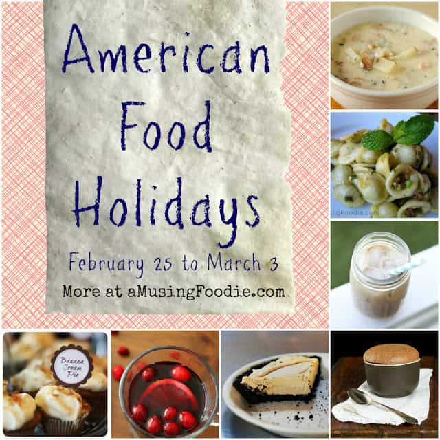 american food holidays, national food holidays, food holidays, february food holidays, march food holidays