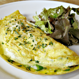 These chicken and asparagus omelettes are so easy to make!
