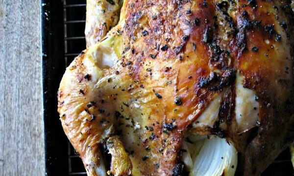Roast Chicken with Clementines