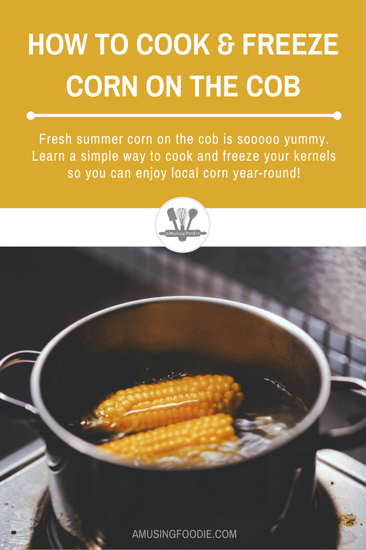 Fresh summer corn on the cob is sooooo yummy. Learn a simple way to cook and freeze your kernels so you can enjoy local corn year-round!