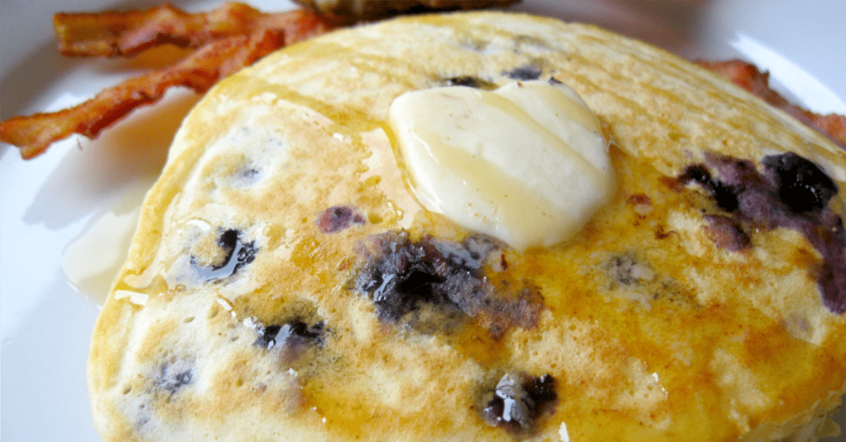 These sweet and slightly tangy blueberry lemon pancakes will become a fast favorite in your house!
