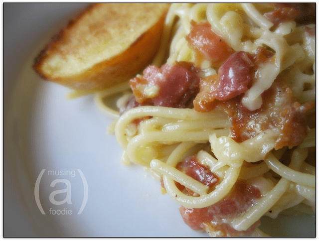 Easy Spaghetti Carbonara | (a)Musing Foodie