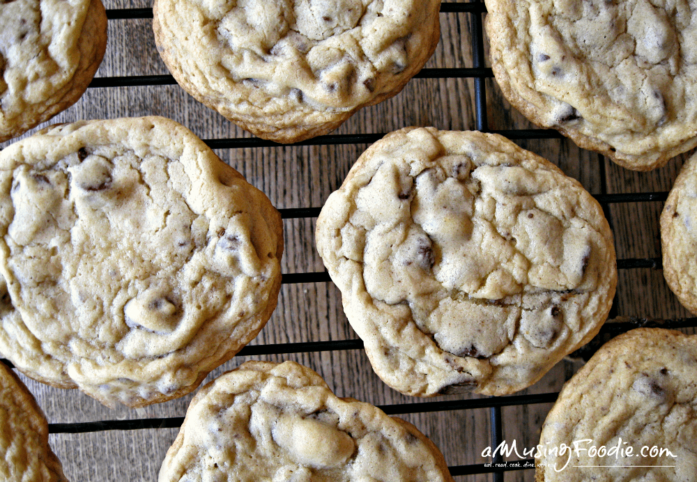 These classic soft and chewy chocolate chip cookies will have you coming back for more. Best eaten warm with a cold glass of milk!