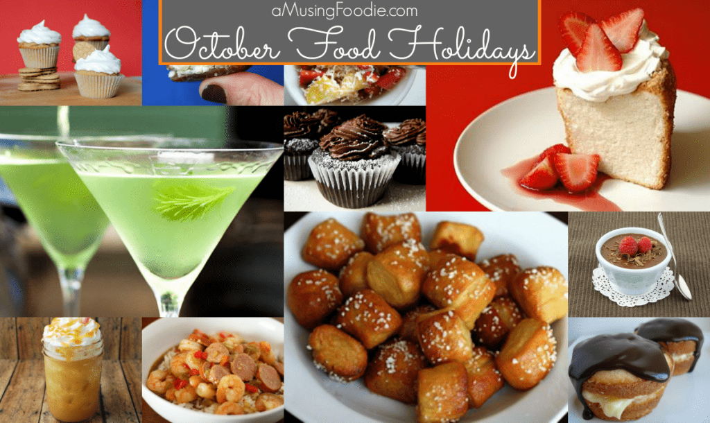 october food holidays, national food holidays, american food holidays, food holidays