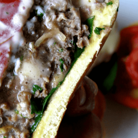 Flavorful cheese stuffed sliders that are juicy and perfect for a satisfying meal.