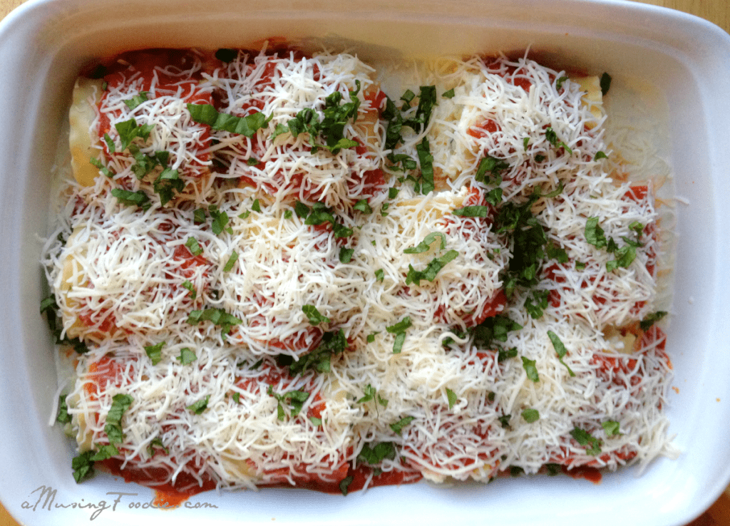 Vegetarian Lasagna Rolls