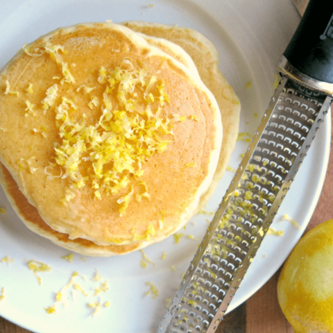 Lemon ricotta pancakes are a delightfully tart and citrus-y version of a breakfast classic.