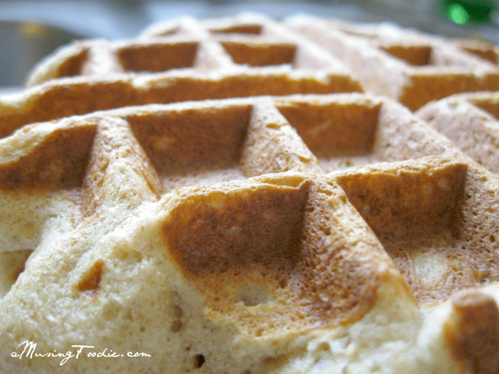 Honey whole wheat waffles are a hearty (and delicious!) way to start your morning—kids love them!