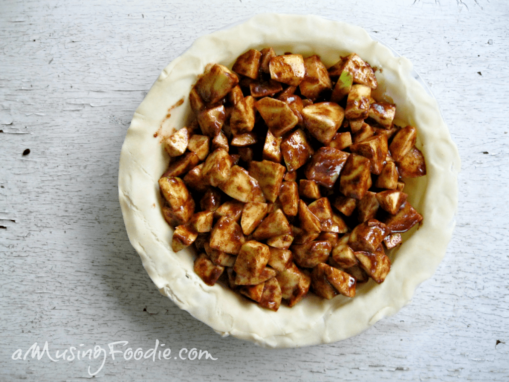 The apples are coated in honey, cardamom and a bunch of other spices. This honey cardamom chunky apple pie recipe will leave your house smelling sinfully good!