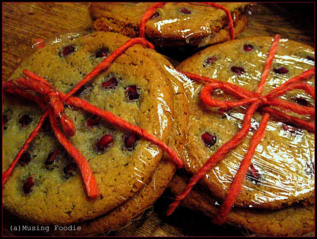 Pomegranate Sugar Cookies