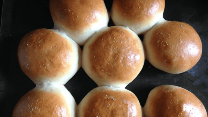 Homemade hamburger buns—they're easier to make than you think, and are oh-so-good!