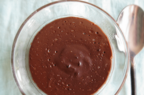 Vegan chocolate pudding, ready in about 5 minutes!