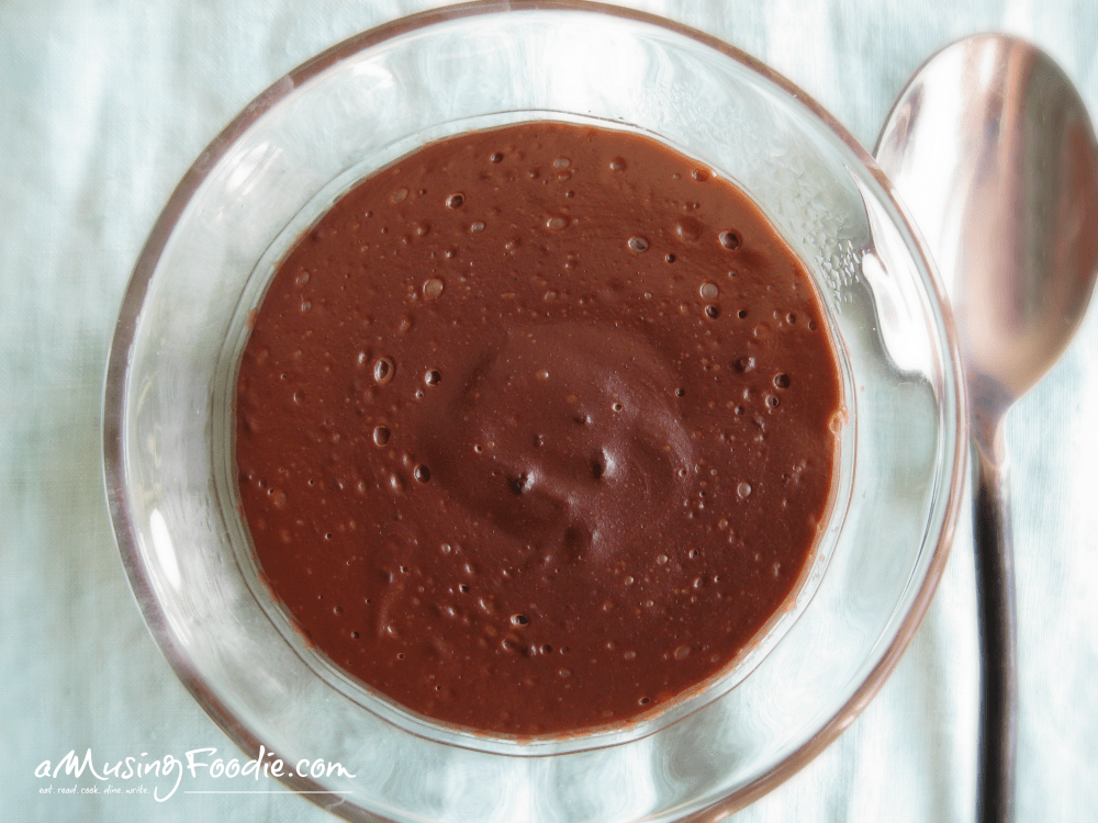 Vegan chocolate pudding, reading in about 5 minutes!