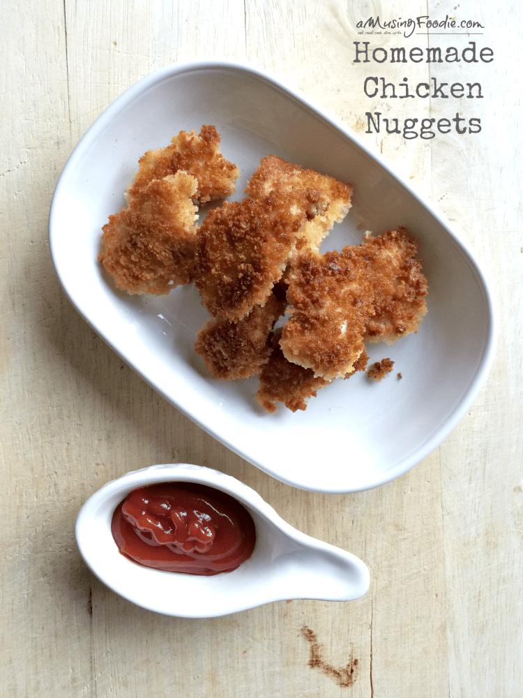 Homemade chicken nuggets in less than 30 minutes!