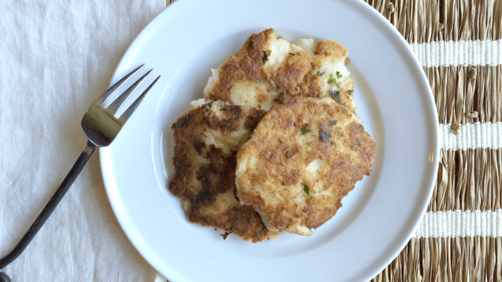 Use leftover mashed potatoes to make these dreamy, buttery, melt-in-your-mouth mashed potato pancakes!