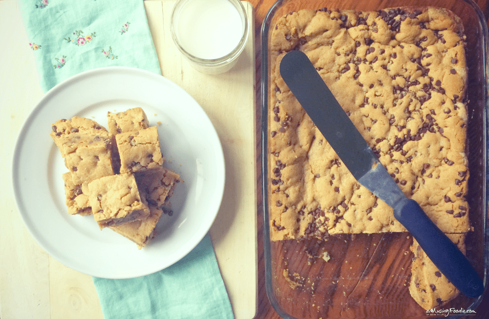 Chewy Chocolate Peanut Butter Cookie Bars! YUM!!