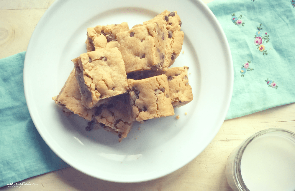Chewy Chocolate Peanut Butter Cookie Bars! Yum!
