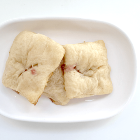 Brie and Raspberry Crescent Roll Bites