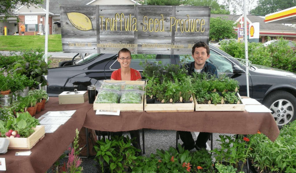 Eat Local: Josie and Shawn at the farmers' market!