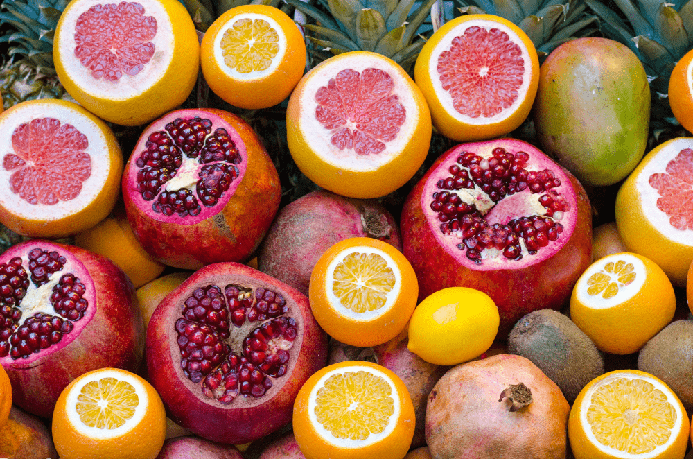 Eating oranges and pomegranates during New Year's celebrations can bring good luck!