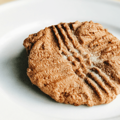 These yummy peanut butter cookies have only five ingredients, including just the right hint of cocoa, and take fewer than fifteen minutes to make from start to finish.