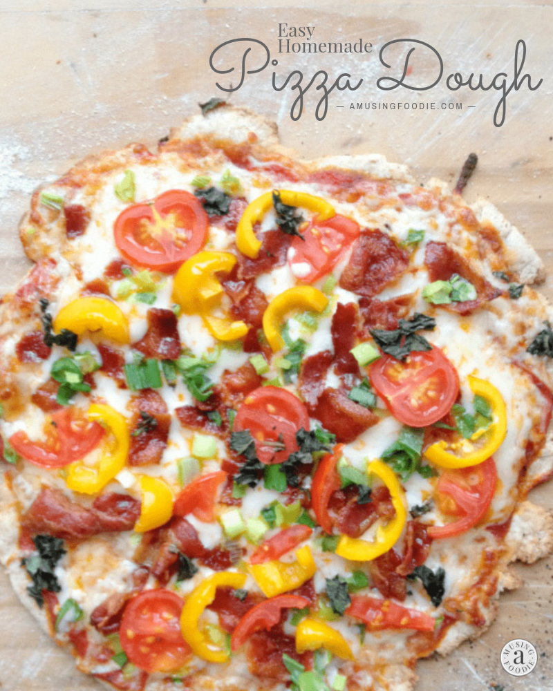 Easy Homemade Pizza Dough | (a)Musing Foodie
