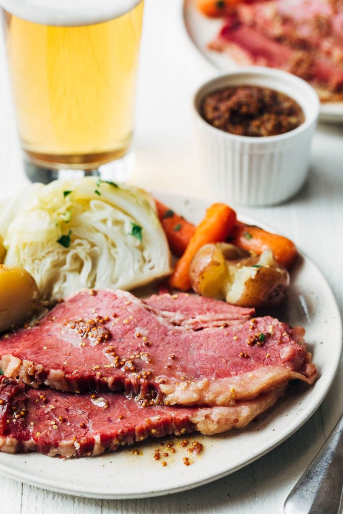 Even though most folks think about corned beef recipes in March thanks to St. Patrick's Day, corned beef makes for a yummy meal any time of the year! Try this corned beef in the Instant Pot from stripedspatula.com!