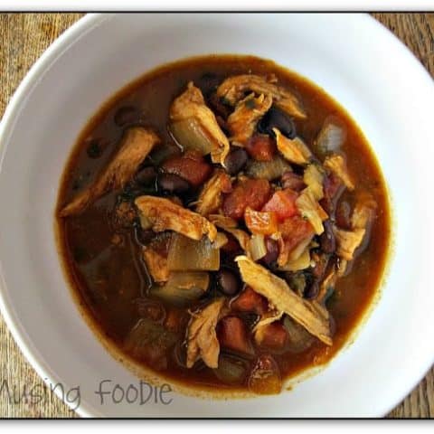 Delicious Hearty Chicken and Black Bean Soup, perfect for cozy family dinners.